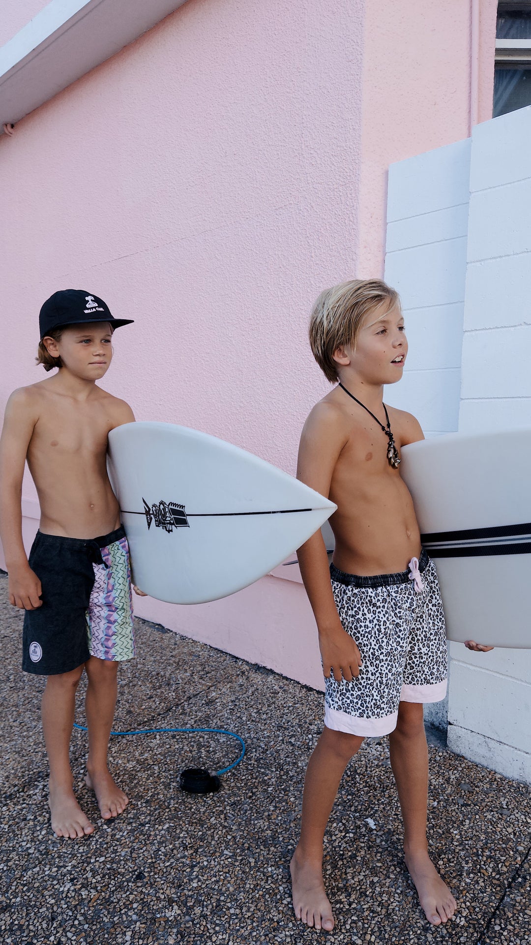 KIDS WEEKEND WALKSHORTS - LEOPARD